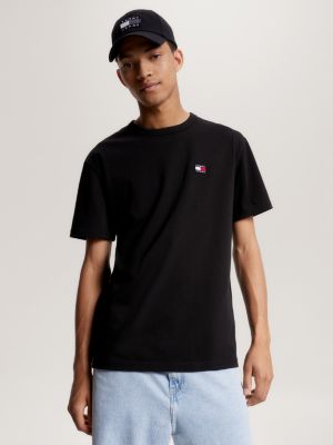 Badge Classic Fit T-Shirt | Black | Tommy Hilfiger