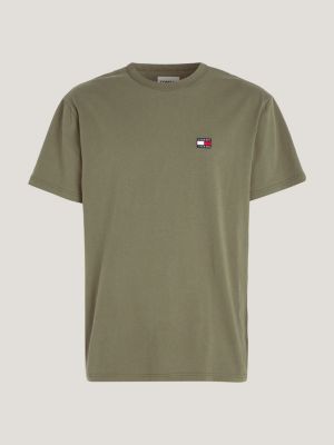 Badge Classic Fit T-Shirt | Green | Tommy Hilfiger