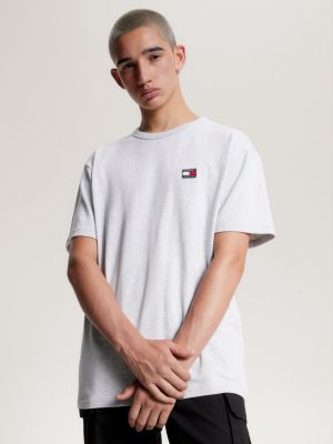 Badge Classic Fit T-Shirt | Grey | Tommy Hilfiger