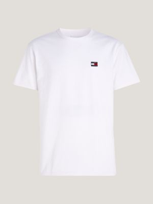 Badge Classic Fit T-Shirt | White | Tommy Hilfiger