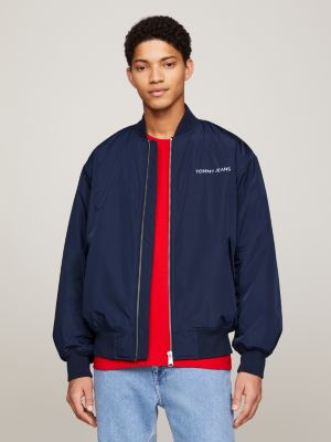 Classics gewatteerd bomberjack Blauw Tommy Hilfiger