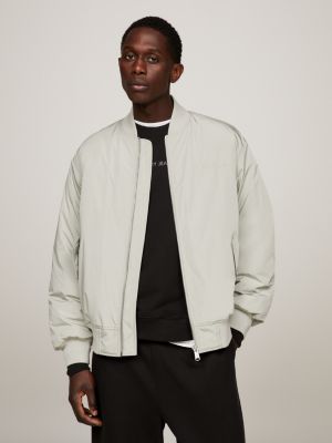 Tommy hilfiger grey store bomber jacket