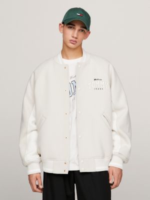 Tommy jeans hot sale white jacket