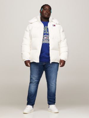 Plus Cord Recycled Down Alaska Puffer | White | Tommy Hilfiger