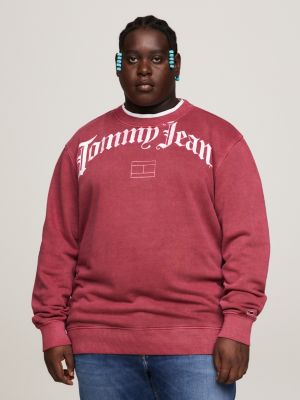 Tommy jeans relaxed fit sweatshirt hot sale