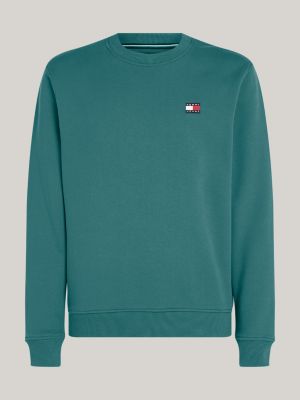 Tommy badge discount crew neck sweatshirt