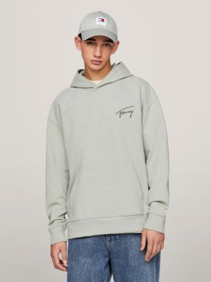 Mens organic cotton Grey Hoodie