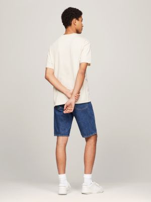 Logo-T-Shirt mit Rundhalsausschnitt | BEIGE | Tommy Hilfiger