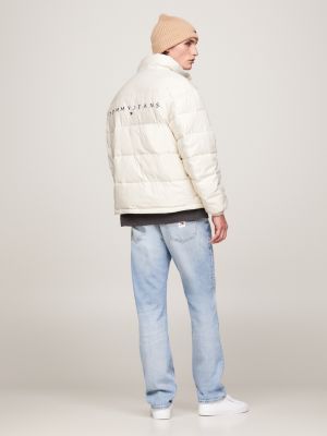 Tommy jeans logo deals puffer jacket