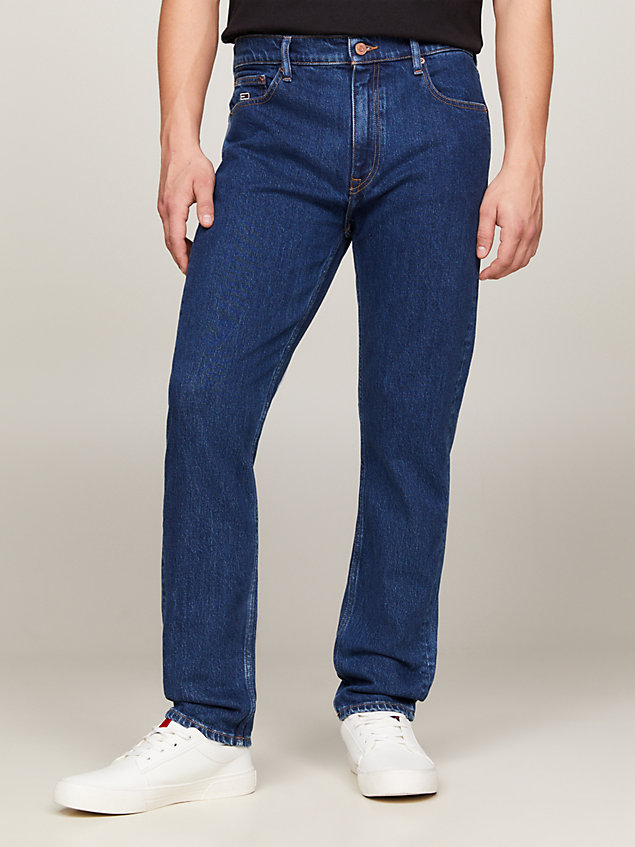 jean dad standard fuselé denim pour hommes tommy jeans