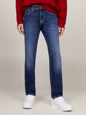 Bleecker Slim Fit Faded Jeans, Denim