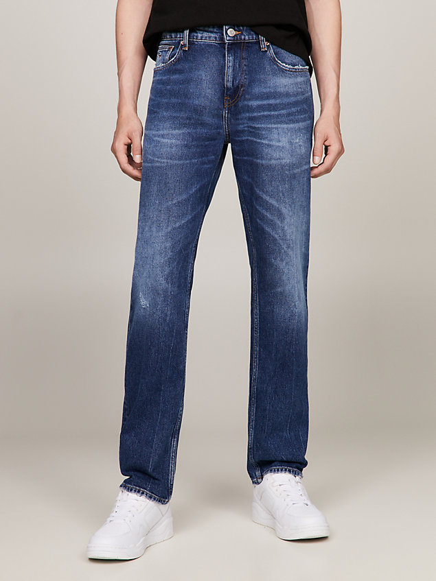 denim ryan regular straight jeans für herren - tommy jeans