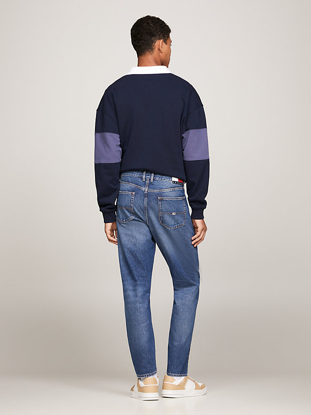 denim archive isaac relaxed tapered jeans voor heren - tommy jeans