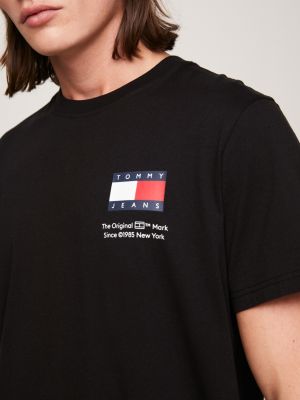 Essential Logo Slim Tommy | Fit | Hilfiger T-Shirt Black