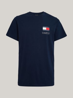 Essential Logo Slim Fit T-Shirt | Blue | Tommy Hilfiger