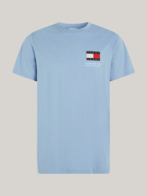 Essential Logo Slim Fit T-Shirt | Blue | Tommy Hilfiger