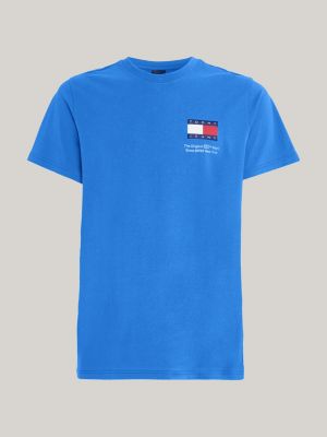 Logo T-Shirt | Essential Tommy | Slim Blue Fit Hilfiger