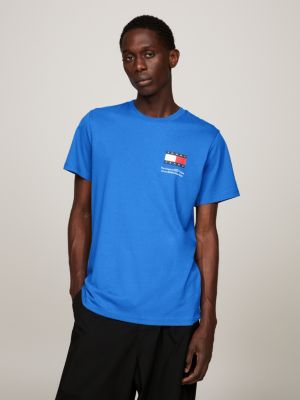Tommy T-Shirt Hilfiger | Blue | Slim Essential Fit Logo