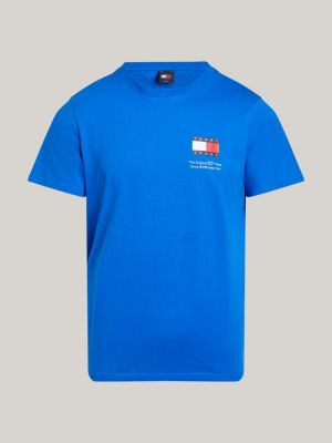 T-shirt fit slim con | | Hilfiger Tommy Blu logo Essential