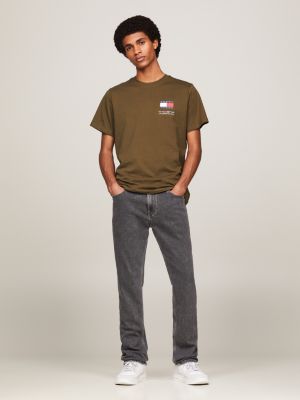 Olive green tommy hilfiger t clearance shirt