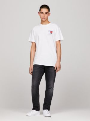 Essential Logo Slim Fit T-Shirt | White | Tommy Hilfiger