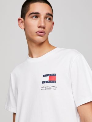 Essential Logo Tommy | White Slim T-Shirt Fit | Hilfiger