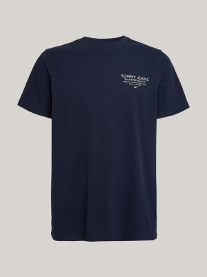 Essential Slim Fit Logo Graphic T-Shirt | Blue | Tommy Hilfiger