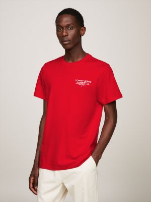 Red tommy on sale t shirt