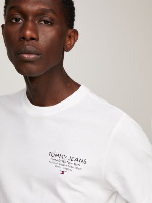 Essential Slim Fit Logo Graphic T-Shirt | White | Tommy Hilfiger