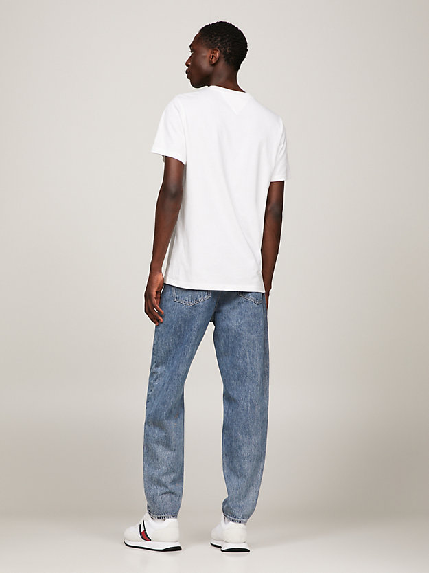 Essential Slim Fit Logo Graphic T-Shirt | White | Tommy Hilfiger