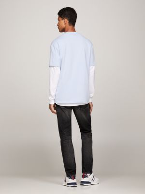 Tommy Hilfiger classic logo t-shirt in light blue