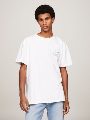 White T-Shirts for Men | Tommy Hilfiger® UK