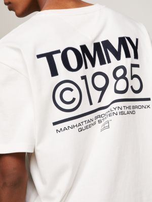 Tommy jeans 1985 on sale embroidered logo tee