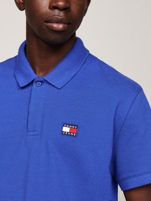 blue badge regular polo shirt for men tommy jeans