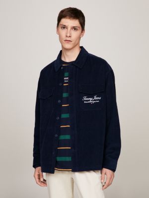 Tommy jeans corduroy crest trucker outlet jacket