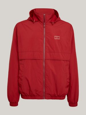 Tommy jeans red on sale jacket