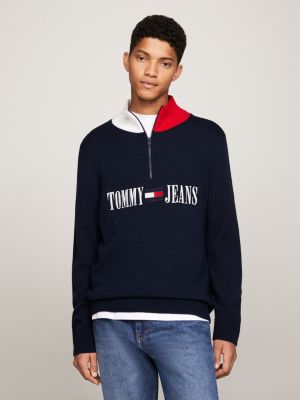 Tommy jeans jumper on sale grey