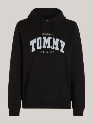 Varsity Logo Terry Hoody | Black | Tommy Hilfiger