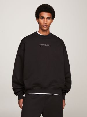 Tommy Hilfiger Men's Global Stripe Branded Zip Mock Sweatshirt, Black,  X-Small (Size:XS) : : Fashion