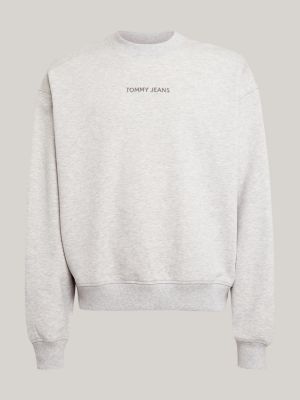 Tommy jeans 2024 grey sweater