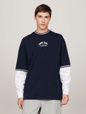 Varsity Logo T-Shirt | Blue | Tommy Hilfiger