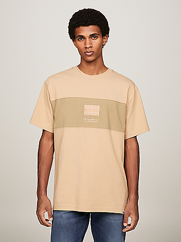 Logo Embroidery Slim Fit T-Shirt | Yellow | Tommy Hilfiger
