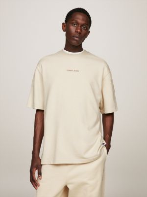 Classics Oversized Fit Terry T-Shirt, Beige