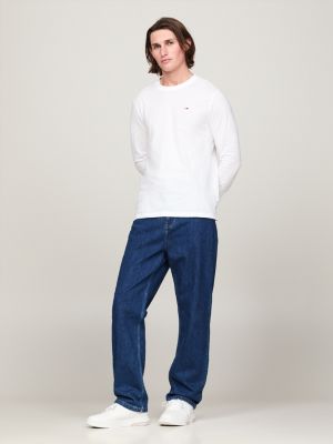 blue 2er-pack extra slim fit langarmshirts für herren - tommy jeans