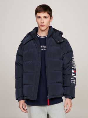 Men's classic hooded hotsell puffer jacket tommy hilfiger