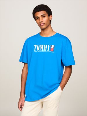 T shirt con logo Tommy Jeans Blu Tommy Hilfiger