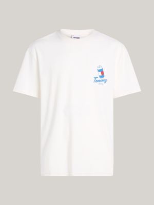 Plus Back Graphic T-Shirt | White | Tommy Hilfiger