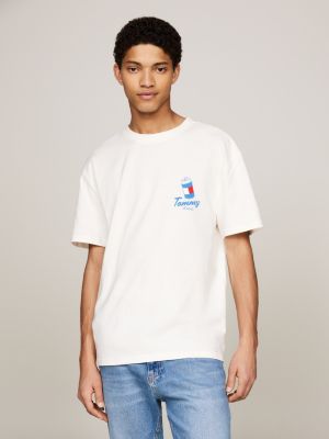 White T-Shirts for Men | Tommy Hilfiger® SI