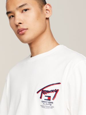 Signature Back Logo T-Shirt | White | Tommy Hilfiger