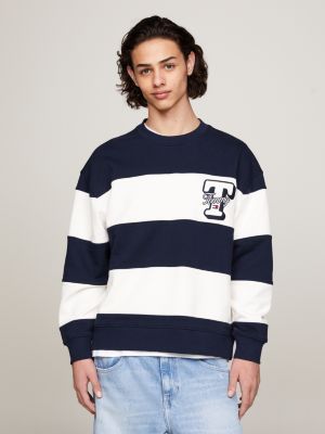 Tommy Jeans SKATER TIMELESS CREW - Sweatshirt - pearly blue/light